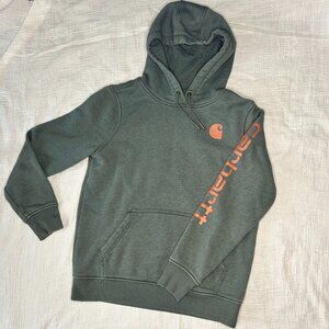 CARHARTT Women's Graphic Sleeve Pullover Sweatshirt WOMENS M